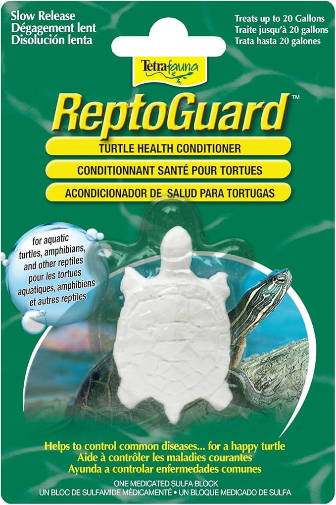 TetraFauna ReptoGuard Turtle Health Water Conditioner 1 Count, Slow-Release