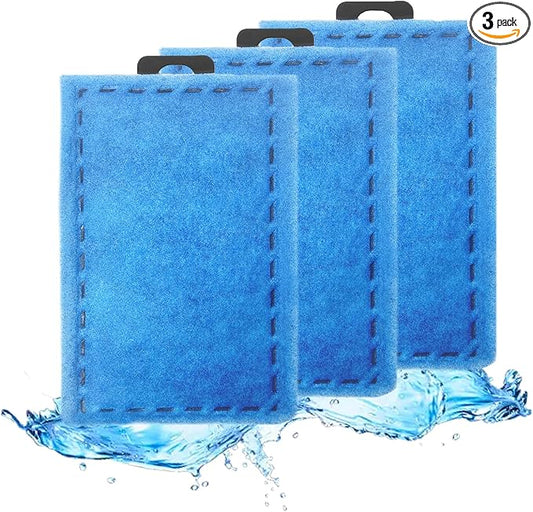 3 Pack Rite-Size E Filter Cartridges Compatible with Marineland Emperor PRO Power Filter 450 and Original Emperor Power Filters 280/400 Replacement for Aquarium System