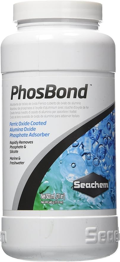 Seachem PhosBond Phosphate Silicate Remover Aquarium Filter Media, 500ml
