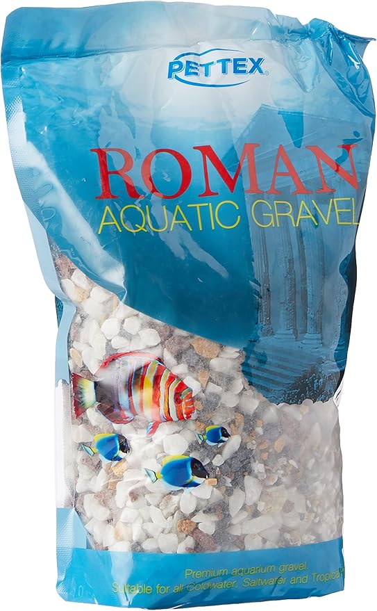 Pettex Roman Gravel Aquatic Roman Gravel, 2 Kg, Natural Mixed Gems
