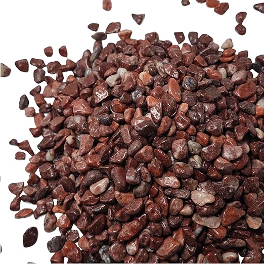 Red Pebbles,Small Gravel,1/4 Inch Nature Stones,Rocks for Indoor Plant Pots,Succulent,Garden Decor,Fish Tank,Vases,Aquarium Landscaping,5Lb