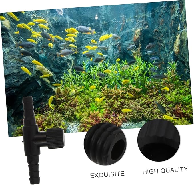 FRCOLOR 30pcs Aquarium Air Valve Connector Type Tubing Connector for Fish Tanks Compatible Air Pumps Stones Sturdy Plastic Design for Efficient Oxygen Regulation