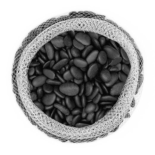 River Rocks Decorative Ornamental Vase Filler 1"-1.5" Black Aquarium Gravel 30 lbs - Landscaping Pebbles for Indoor Plants, Fish Tank Gravel, Terrarium& Home Decor, DIY & Crafting – Royal Imports
