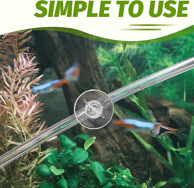 10 PCS 25mm Aquarium Suction Cups and 20 PCS Adjustable Zip Ties Fish Tank Tools for Air Tubes, Moss, Fish and Shrimp Nests, Plants, Reptile Hammocks