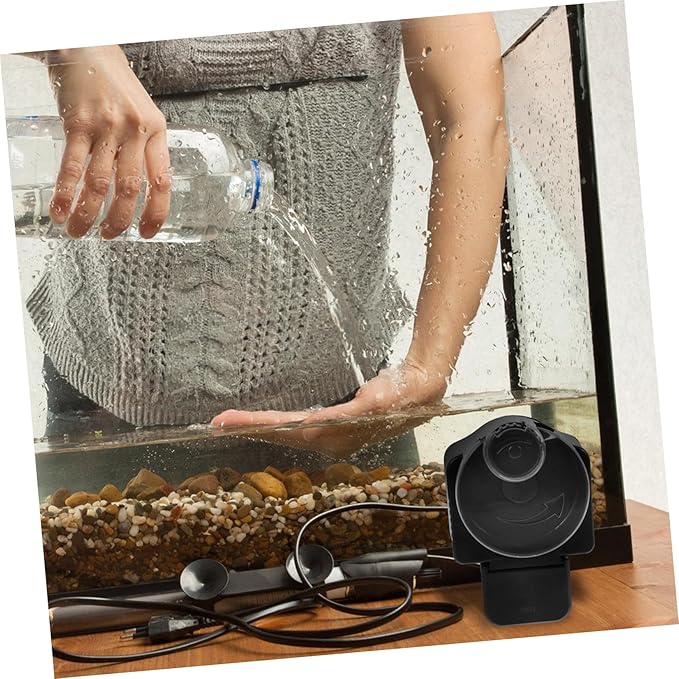 BESPORTBLE Automatic Aquarium Fish Feeder with Timing Function Battery-Operated Fish Tank Feeder for Goldfish Aquarium Accessory for Vacation and Daily Feeding