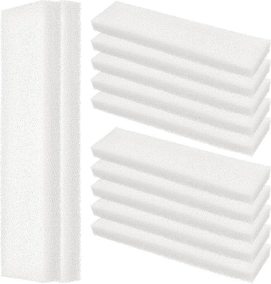 12-Pack A-226 Foam Filter Pads Inserts Compatible with Hagen Fluval 404/405 / 406/407 Filtration Systems Sponge, Aquarium Bio Sponge Replacement for Fluval Foam Filter, Easy to Insall