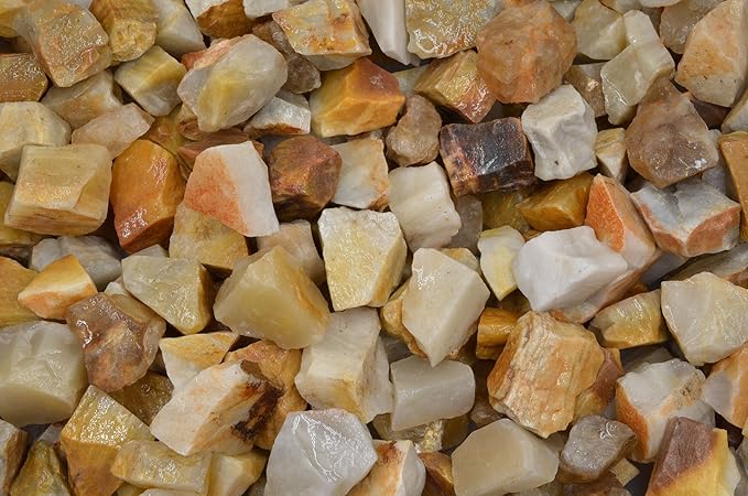 Fantasia Materials: 1 lb Yellow Aventurine Rough Stones from India