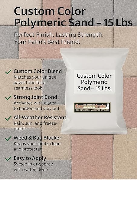 Custom Colored Polymeric Sand - 15 Lb. Bag (Pewter)