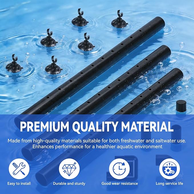 Aquarium FX Spray Bar Kit for Fluval FX2, FX4, FX5, FX6 Canister Filter Aquarium Filter Water Aeration Accessories/Water Dispersion Bar Replacement Parts - Contains 20 Pcs