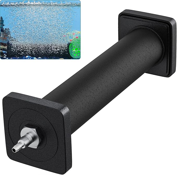 Pawfly Aquarium 8 Inch Air Stone Cylinder for Larger Pump Bubble Diffuser for Outdoor Pond Garden Circulation System and Large Fish Tanks