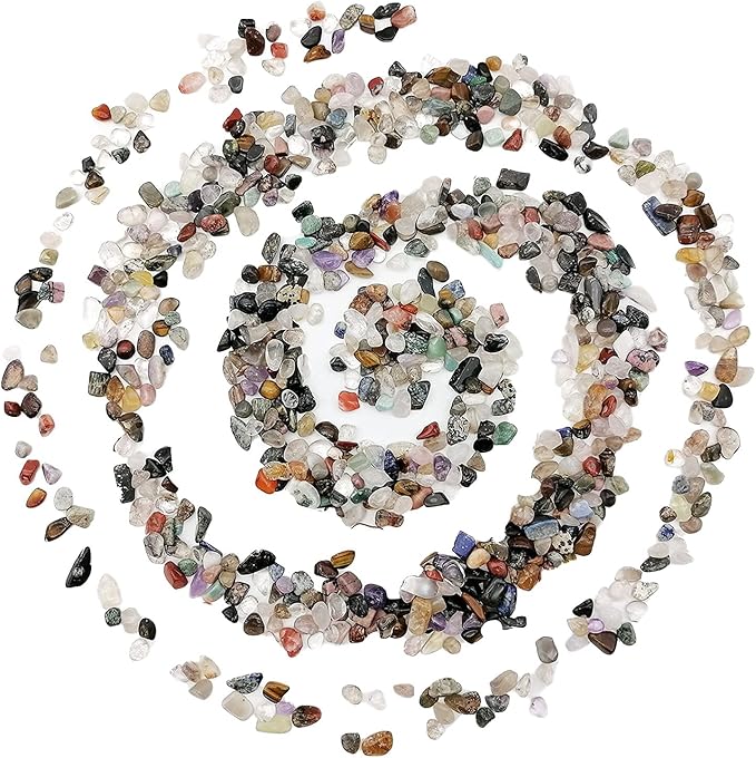 335g Assorted Stone Quartz Crystals Rocks Crushed Crystal Quartz Tumbled Rocks and Crystals