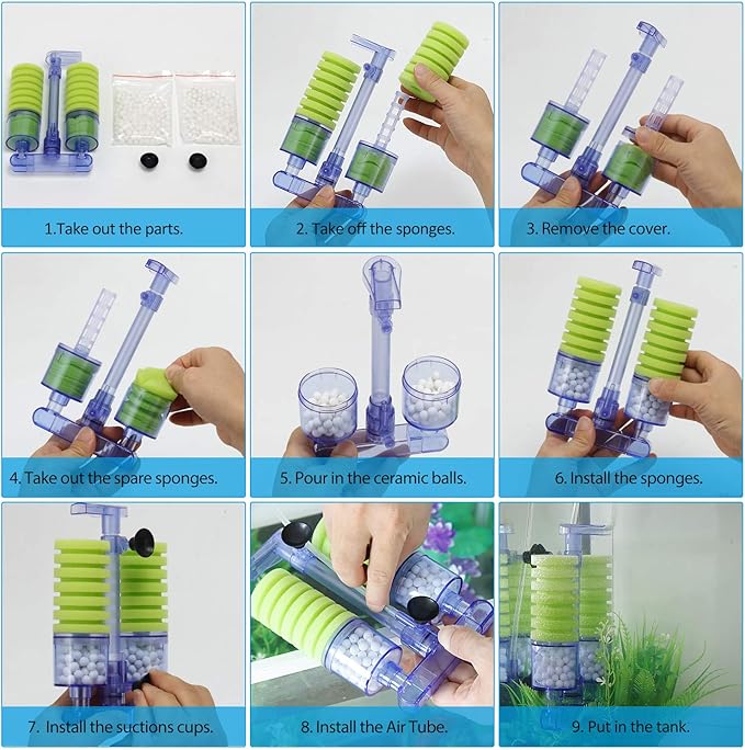 capetsma Sponge Fish Tank Filter Aquarium Filter