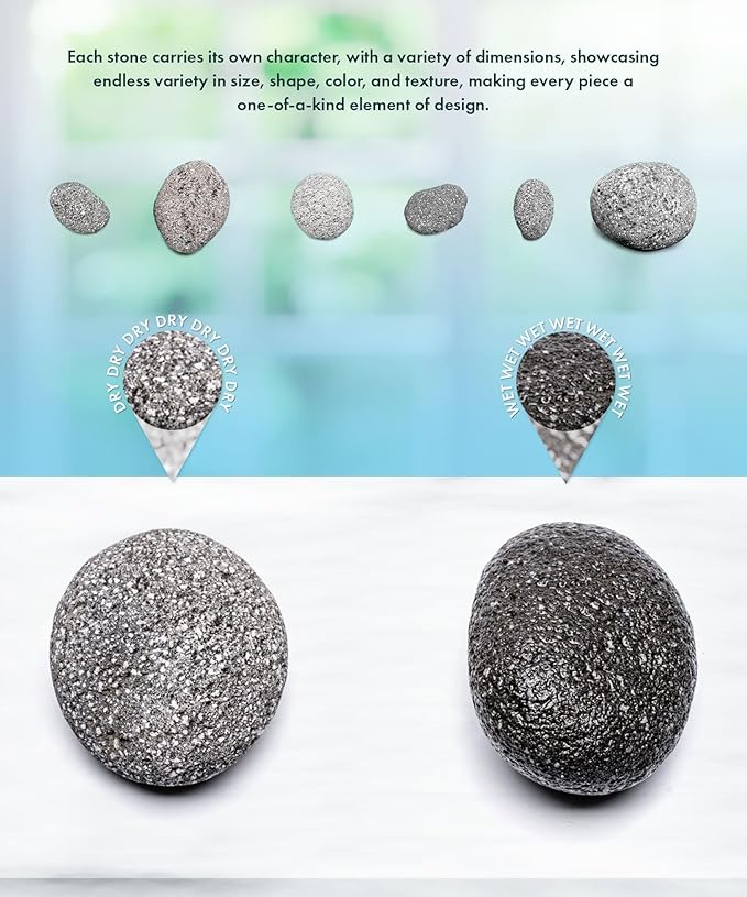 SubstrateSource Natural Aquarium Stones - Porous Charcoal Volcanic Aquascaping Rocks with Small Holes for Betta Fish Tank, Reptile Enclosure, Cichlids, Shrimp, Hermit Crab - Black Star Lava, 20 LB