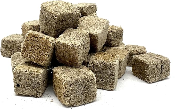 Aquatic Provisions Freeze Dried Tubifex Cubes 3 oz, Fish Food for Freshwater and Marine Aquarium Fish