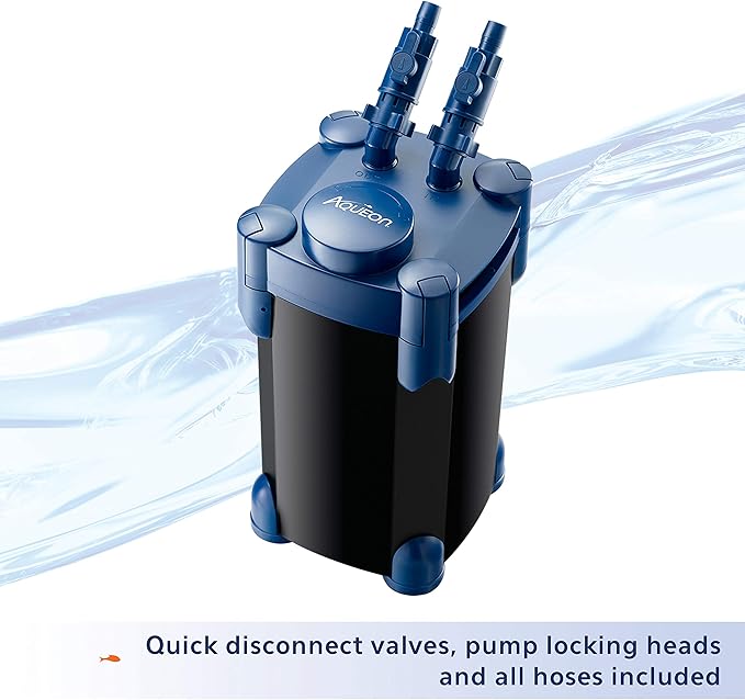 Aqueon QuietFlow Canister Aquarium Filter up to 55 Gallons