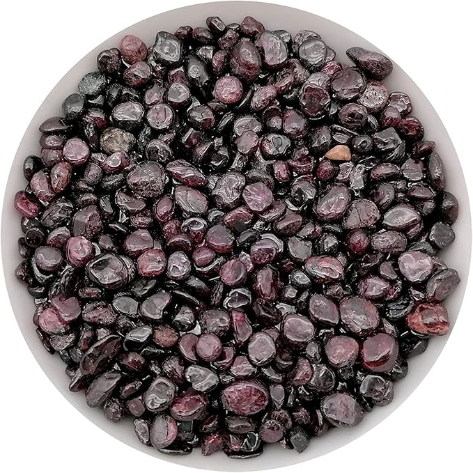 335g Assorted Garnet Quartz Crystals Rocks Garnet Crushed Crystal Quartz Tumbled Rocks and Crystals