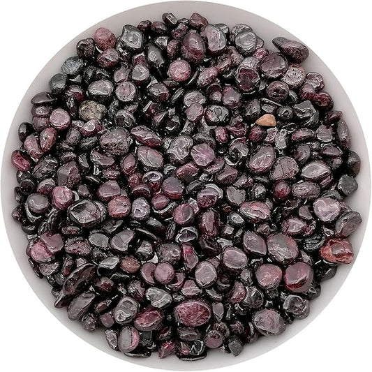 335g Assorted Garnet Quartz Crystals Rocks Garnet Crushed Crystal Quartz Tumbled Rocks and Crystals