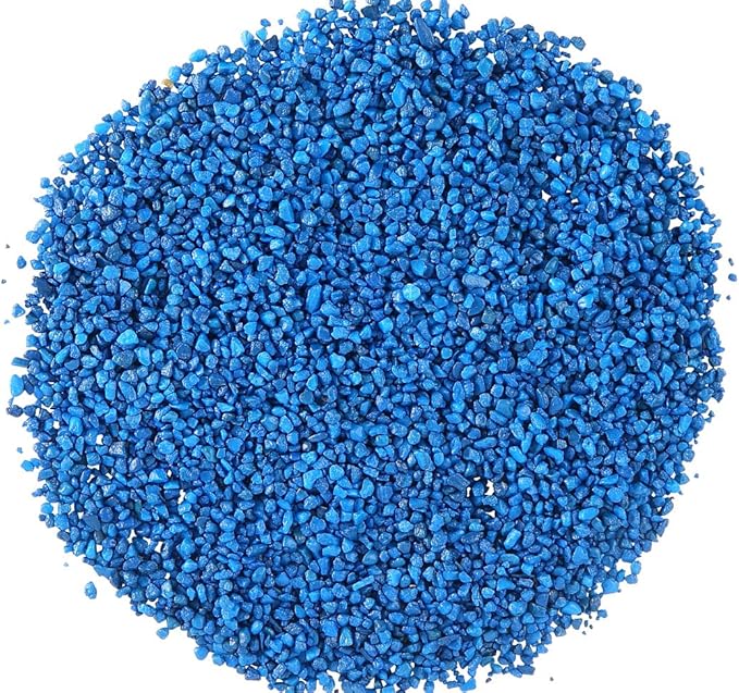 Dehner Aqua Aquarium Gravel Grit 2-4mm 5kg Gentian Blue