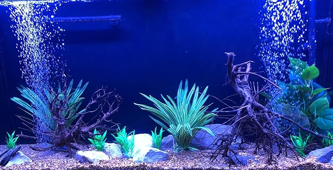 SLOCME 4 Inch Aquarium Air Stone - Air Bubble Stone with Suction Cup Dissolving Oxygen Diffusers Air Pump Accessories for Aquarium Fish Tank