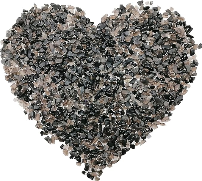 335g Assorted Tea Quartz Crystals Rocks Tea Crushed Crystal Quartz Tumbled Rocks and Crystals
