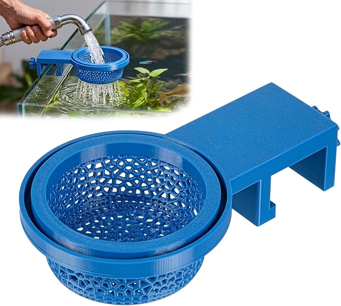 Aquarium Baffle Water Change Diffuser, Extra Large Spill-Proof Tool for Rimless & Rimmed Fish Tanks, Safely Protects Decorations, Substrate and Plants During Water Changes(Extra Large Size)