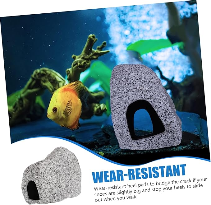Aquarium Hideout Cave for Fish Shrimp Breeding Sands Fish Hide House Durable for Natural Aquarium Decor Easy to Use for Betta
