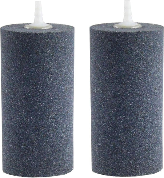 AQUANEAT Aquarium 4"x2" Cylinder Air Stone Fish Tank Aerator Diffuser Hydroponics (40 pcs)