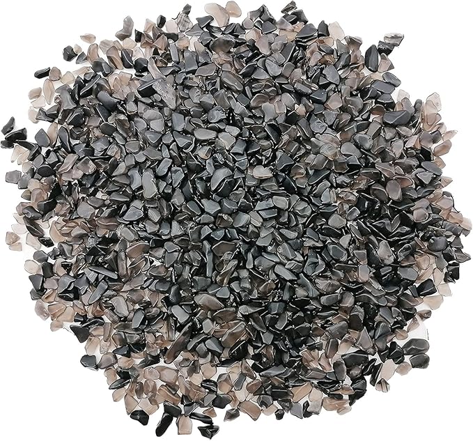 335g Assorted Tea Quartz Crystals Rocks Tea Crushed Crystal Quartz Tumbled Rocks and Crystals