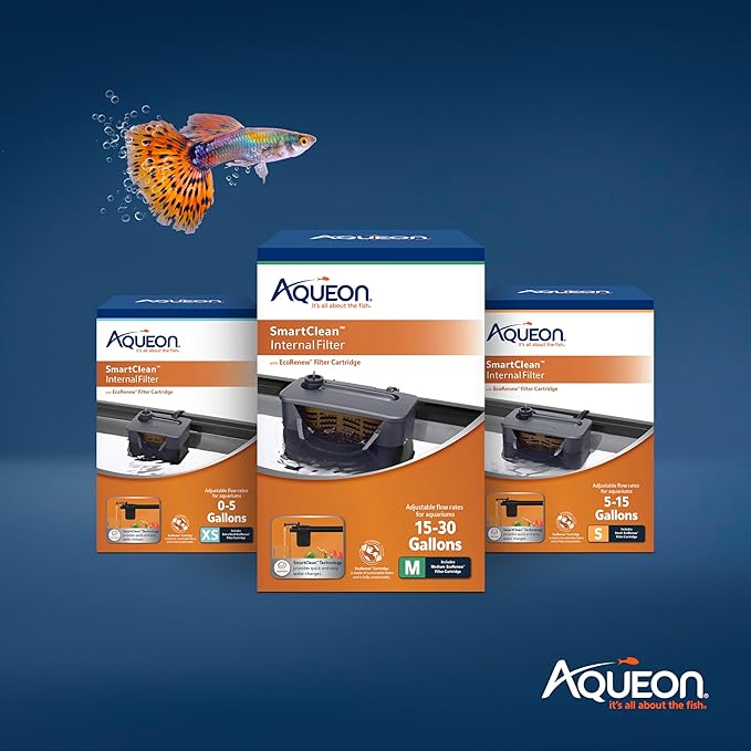 Aqueon QuietFlow Internal Filter with SmartClean Technology, Small