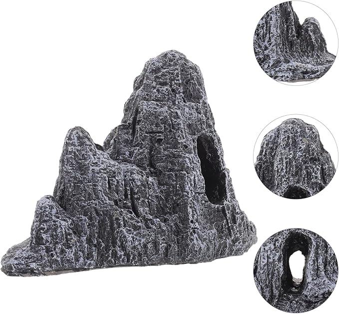 Zerodeko Mini Rockery Ornament for Indoor Bonsai Decor Delicate Rockery Design for Landscape Gardening Lightweight Simulation Shape for Sand Table Decoration