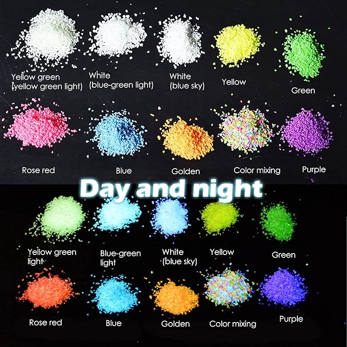 Eme-rald Glow in The Dark Gravel, DIY Decorative Luminous Stones, Glow in The Dark Garden Sand, Luminous Sand Stones Rocks for Yard and Walkways for Aquarium Fish Tank Decoration (Yellow)