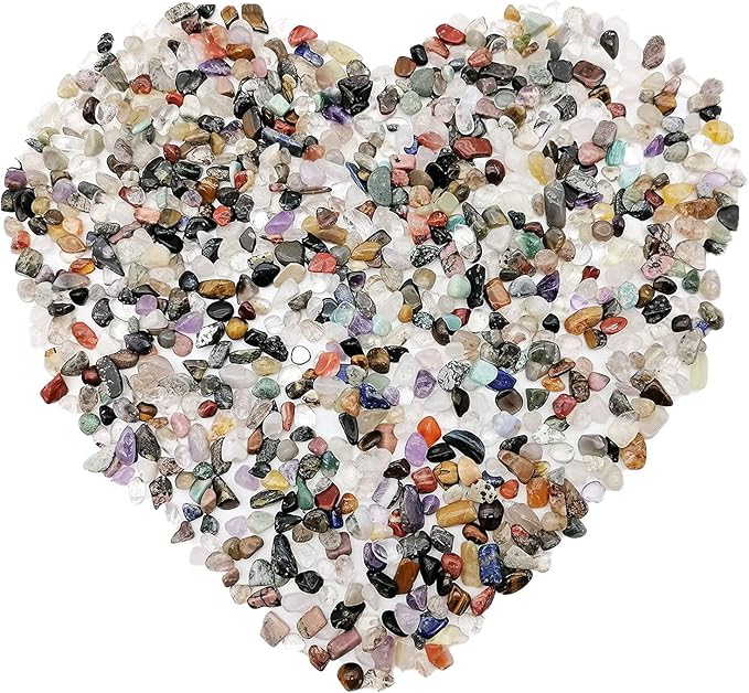335g Assorted Stone Quartz Crystals Rocks Crushed Crystal Quartz Tumbled Rocks and Crystals