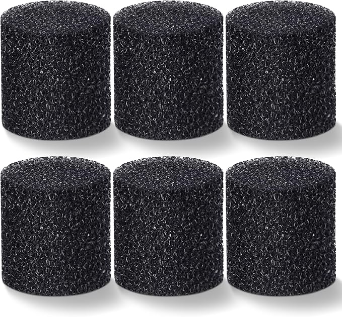 Aquarium Filter Replacement Sponges, Fish Tank Filter Replacement Accessories, for Model PAI-8818, Including 6 Bio-Filter Sponges