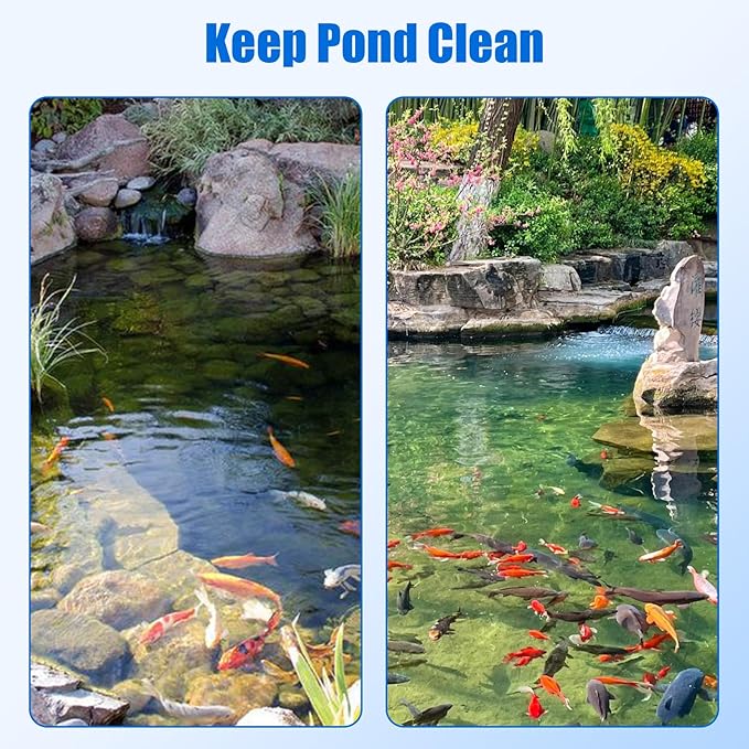 AQUANEAT Replacement Pond Filter Sponge Compatible with Anbull/VIVOHOME 950/1370GPH Pond Filter Pump (4pcs)