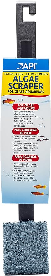 API ALGAE SCRAPER For Glass Aquariums 1-Count Container