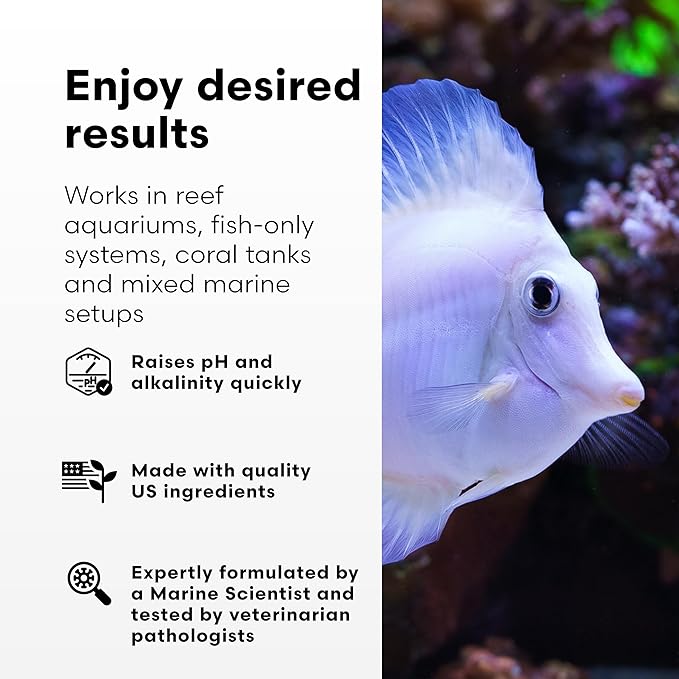 Brightwell Aquatics pH+ Alkalinity and pH Booster for Marine & Reef Aquariums Increases pH and KH Stability for Coral Growth and Enhances Carbonate Levels, 125 ml