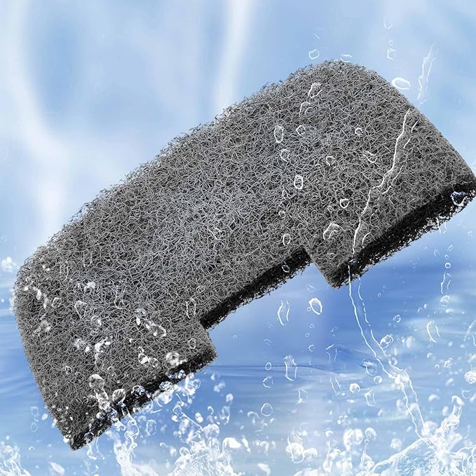 Threlaco 10 Pack Compatible with Fluval 106/206/107/207 Nitrite Remover Pads, Aquarium Canister Filter Media Replacement Pads for Fish Tank
