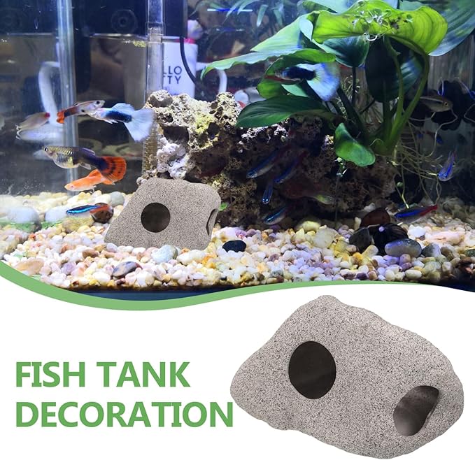 balacoo Reusable Shrimp Cave Sands Compact Aquarium Hideout for Fish and Shrimp Versatile Decor for for Betta Breeding and Hiding Unique Fish Tank Accessory