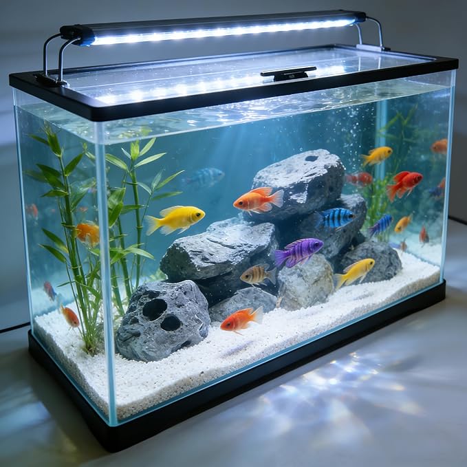 29.21 x 11.69 x 0.16in Glass Canopy, Clear Tempered Aquarium Fish Tank Hoods, FITS for Most 20Long/29 Gallon Fish Tanks (Aqueon, Marine Land & Perfecto)