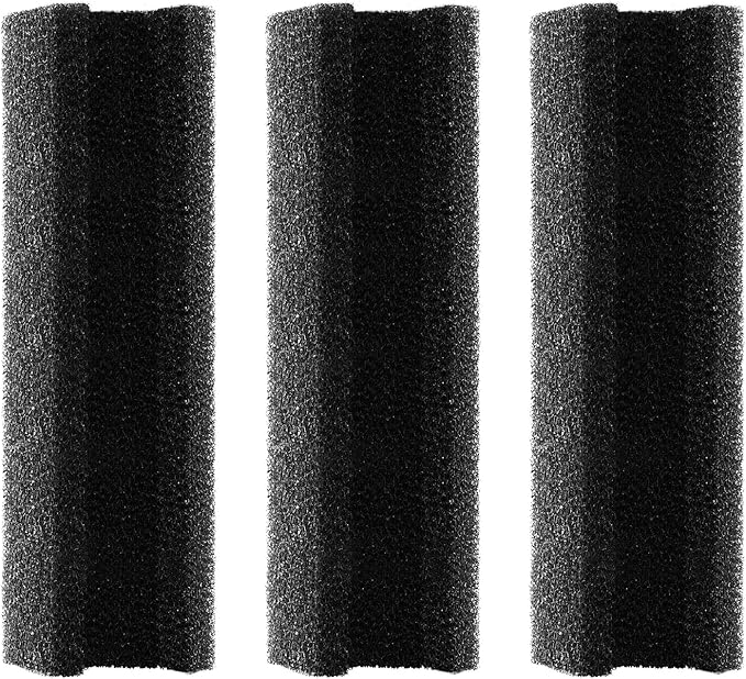 AquaMiracle Aquarium Filter Replacement Sponge, Fish Tank Filter Replacement Parts, Including 3 x Filter Sponge, for SV800