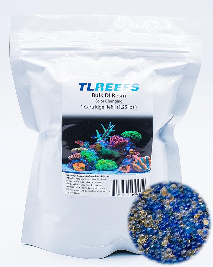 TL Reefs Deionization DI Resin Mixed Bed Color Changing 1.25lb (1 Piece)