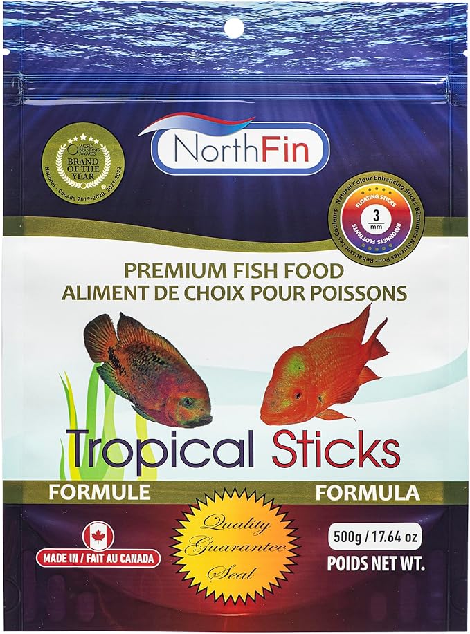 Northfin Food Tropical Sticks 500 Gram Package