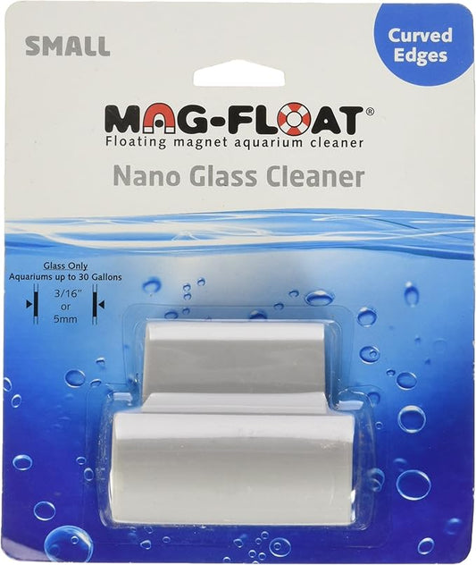 Mag-Float Nano 22 Cleaner for Curved Glass | Magfloat Magnetic Betta Fish Tank Cleaner | Magnet Cleaning Tool for Aquarium Scrubber Brush Cleaning Tool