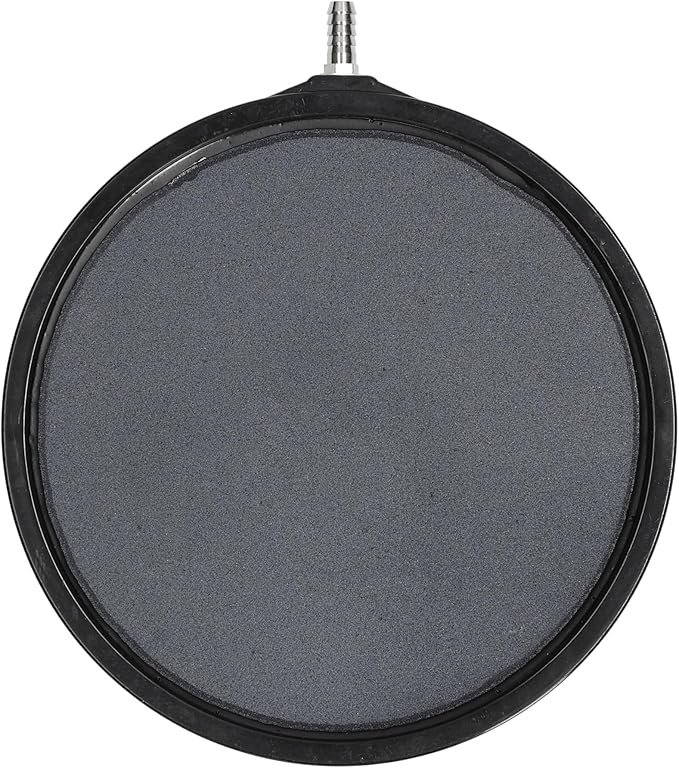 8"/200mm Plate Airstone for Koi Ponds & Aquariums, Air Stone for Larger Pump Bubble Diffuser for Outdoor Pond Garden Circulation System Aquariums, Aquatic, hydroponic, Fish Tank or Any Aeration Need