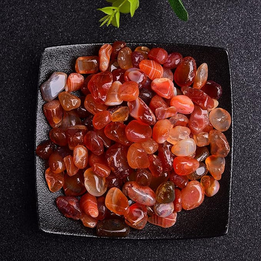 50/100g Natural Stones Gravel Crystals Chip Quartz Minerals Tumbled Agates Specimen Home Aquarium Decor,red Agate,50g