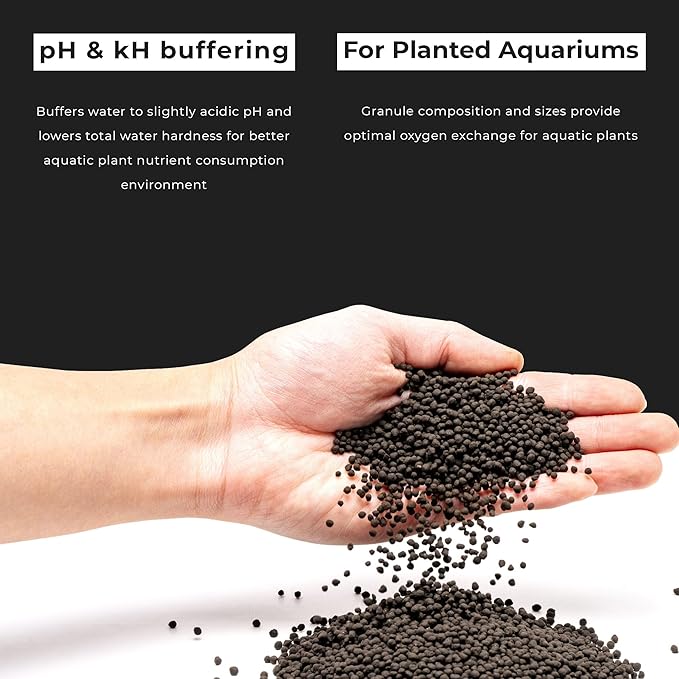 Ultum Nature Systems Controsoil - Freshwater Aqua Soil Substrate for Fish, Shrimp, Live Plant Propagation and Aquascaping - 6.8pH Low Ammonia, Volcanic Ash - Black, Fine (10 Liter)