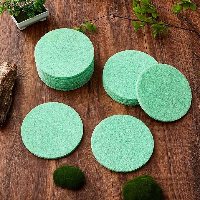 Tranqun 12 Pack Phosphate Remover Pad Compatible with Fx4/ Fx5/ Fx6 Phosphate Remover Pad, Replacement Aquarium Canister Filter Media, Green