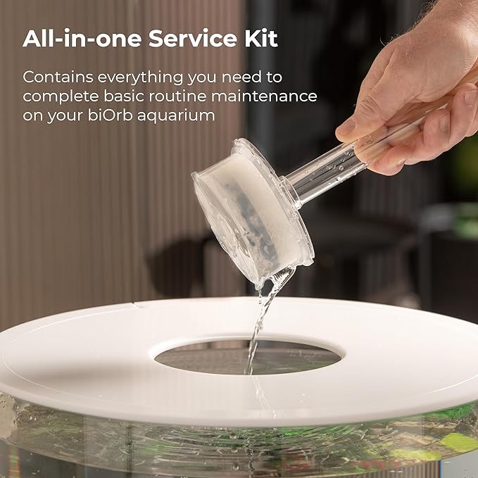 biOrb Service Kit x3 Plus Water Optimizer with 3 Service Kits, 3 Cleaning Pads, and Water Optimizer