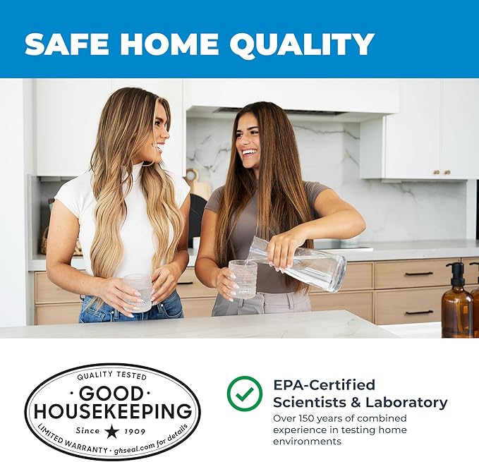 Safe Home® DIY Bacteria in Water Test Kit – Results as Fast as 6 Hours – Detects 50 Different Species of Coliform Bacteria – EPA Lab Certified – Made in the USA – (1 Pack)