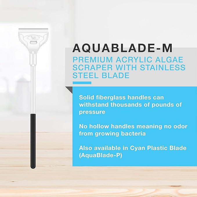 Continuum AquaBlade M 15" - w/Stainless Steel Algae Scraper Blade